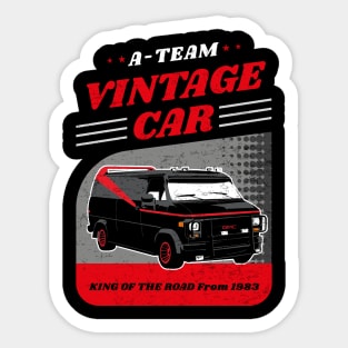 A-Team Vintage Car 80s Sticker